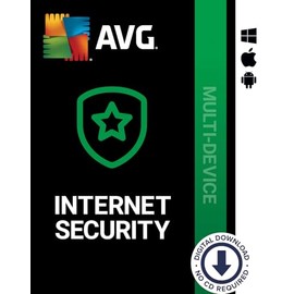 AVG Internet Security 2024 | Multi-device | 10 Devices | 1 Year | PC/Mac/Android |ESD