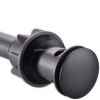 11/4'' Size Matte Black Plastic Basin Pop up Drain With