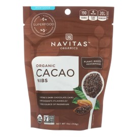 UD_Navitas Naturals Case of 12-Organic Raw Cacao Nibs 4 Oz-Dried Green Roasted Processing Types