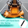 Left-Hand Deck Idler Spring, Compatible with Scag 483246, Replacement for