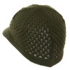 Rasta Plain Beanies Visors (05)-Olive