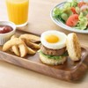 Shimomura Kougyou YP-212 Rice Burger Set, Dishwasher Safe, Orange