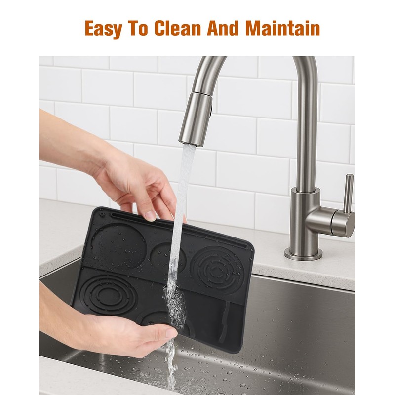 Silicone Coffee Maker Mat for Ninja Luxe Espresso Coffee Machine