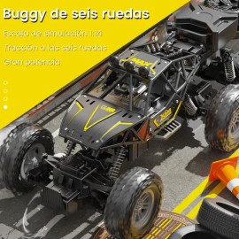 Carros De Control Remotos Todo Terreno 4x4 Regalo Para Niños Recargable Negro Juguetes Control Remoto Hong Jie Toys