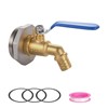 Ceaeso 2" Drum Faucet 1 inch Brass Barrel Faucet for