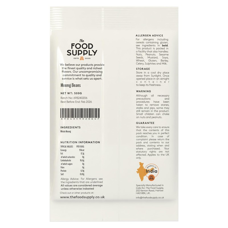 Moong Beans - Premium Quality, Protein-Rich Green Gram, Ideal for