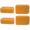 Creative Hobbies Pack of 4 Sponges for Painting, Crafts, Grout, Cleaning, Synthetic, 7.5x5x2 inch