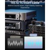 RIIEYOCA 1/4" TRS to Dual TS Mono Insert Y Splitter
