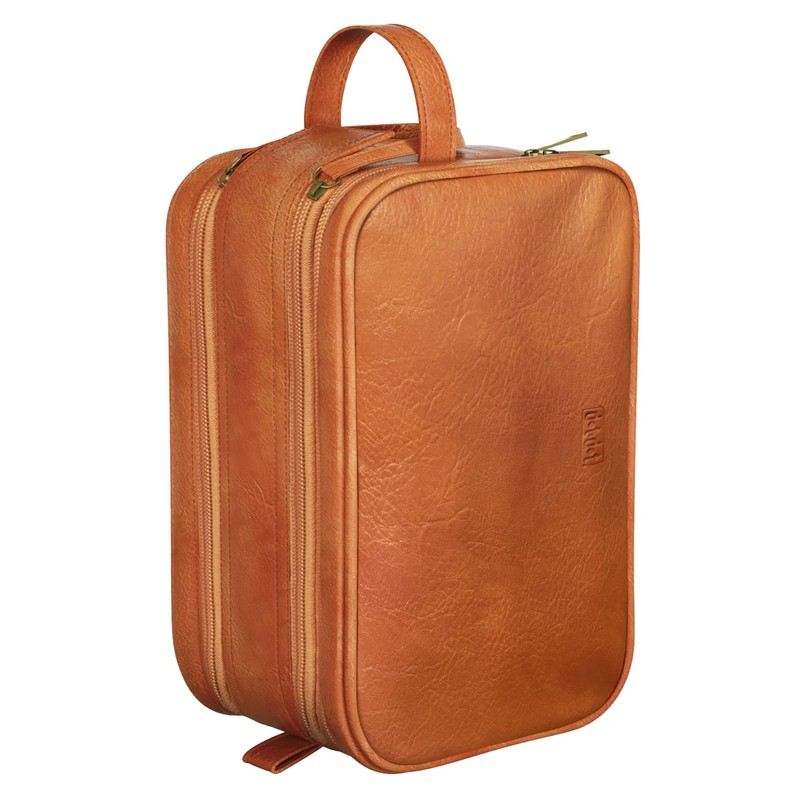 Travel Toiletry Bag for Men Brown Mens Travel Bag Toiletry