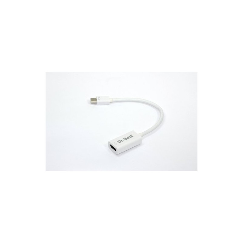 Dr. Bott Mini Display Port HDMI Adapter - White
