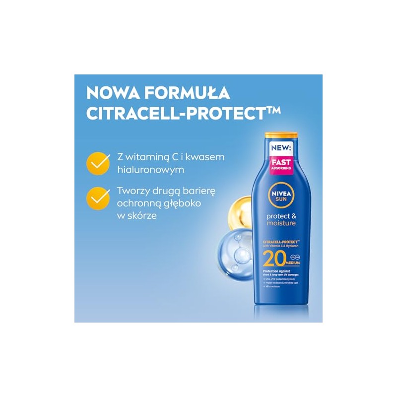 Moisturising Sun Lotion SPF 20, 200 ml