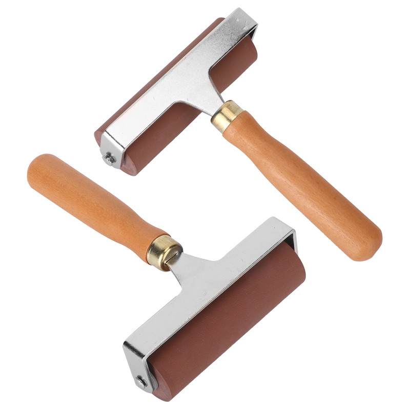 Brayer Soft Flexible Sturdy Durable Elastic Rubber Roller for Printmaking