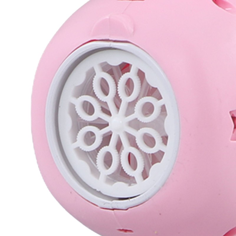 Musical Light Up Bubble Blower Innovative Hexagram Shape Princess Electric