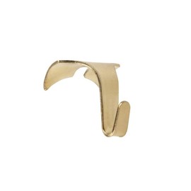 STAS Brass/Gold Molding Hooks - 10 Pack, Victorian-Style Dado & Crown Moulding Picture Rail Hangers for Art & Photos
