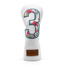 Golf Club Headcover Golf Headcover Premium Leather Wood Cover Driver Fairway Wood Utility Hybrid Headcover with Number Tag Putter Cover Magnetic Closure Blade Putter Cover