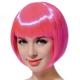 Brandsseller Women's Carnival Short Hair Wig, Bob Carnival / Carnival / Fancy Dress / Party / Shows, Synthetic Hair