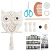 FREEBLOSS Macrame Owl Kit for Beginners Macrame Wall Hanging Kit