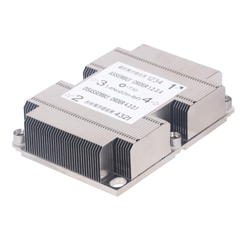 Server Fin Heatsink Aluminum Alloy CPU Cooler Industrial Controller Radiator