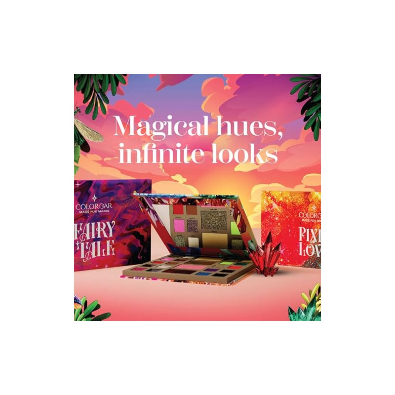 Colorbar Paleta de Sombras - Sombras Brillantes Pigmentadas - Resistente