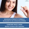 Nivagen Vitamin D3 50000 IU 100 Capsules Weekly Dose Halal