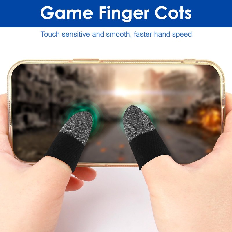 Pubg Mobile Gaming Finger Sleeve, Mobile Controller Gaming Gadgets, Suitable