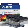LC406BK LC406 Ink Cartridges High Yield Compatible LC406 Black Ink