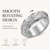 PYNASA ステンレススチール ゴールドとシルバー ドラゴン スピナー フィジェットリング 男女兼用 回転可能 ヴィンテージ ドラゴン