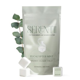 Shower Steamers Aromatherapy 12 Tablets – Eucalyptus Mint, Relaxation & Stress Relief, Self Care Gift, Spa Essentials, Birthday Gifts for Women & Men, Travel Must-Have