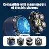 Magnetic 6-Blade Replacement Heads for Electric Shavers, Compatible with Most