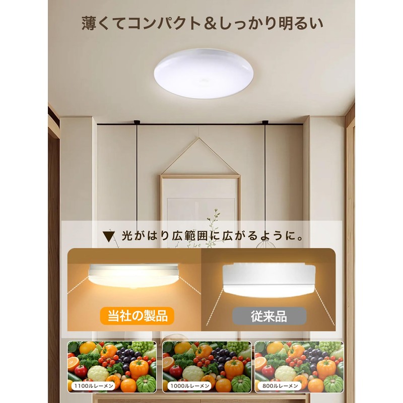 Forest Gathering Ceiling Light with Motion Sensor LED 1100 lm