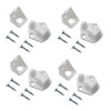 TERF® Peglock Style Cupboard Cabinet Door Catch White Nylon Spring