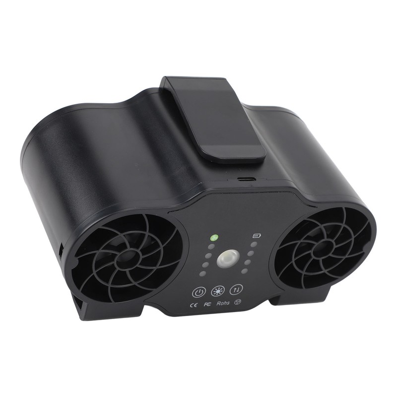 Clip On Waist Fan 4 Speed Gears Forward Reverse Rotation
