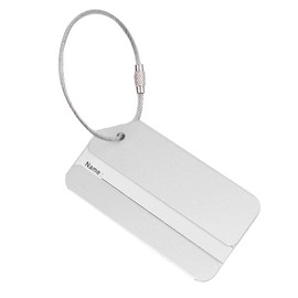 Luggage Tag Aluminium Suitcase Name ID Label Baggage Bag Holiday Travel Metal