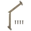 sourcing map 4" Folding Lid Support Hinges, Lift Up Stay