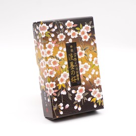 (Chiyo Uno Incense) Specially Selected Thin Ink Cherry Blossom Incense Incense, Soft Smoke Type Incense, Elegant Cherry Blossom Scent, Natural Sandalwood Blend, Rose Filling, Eirakuya