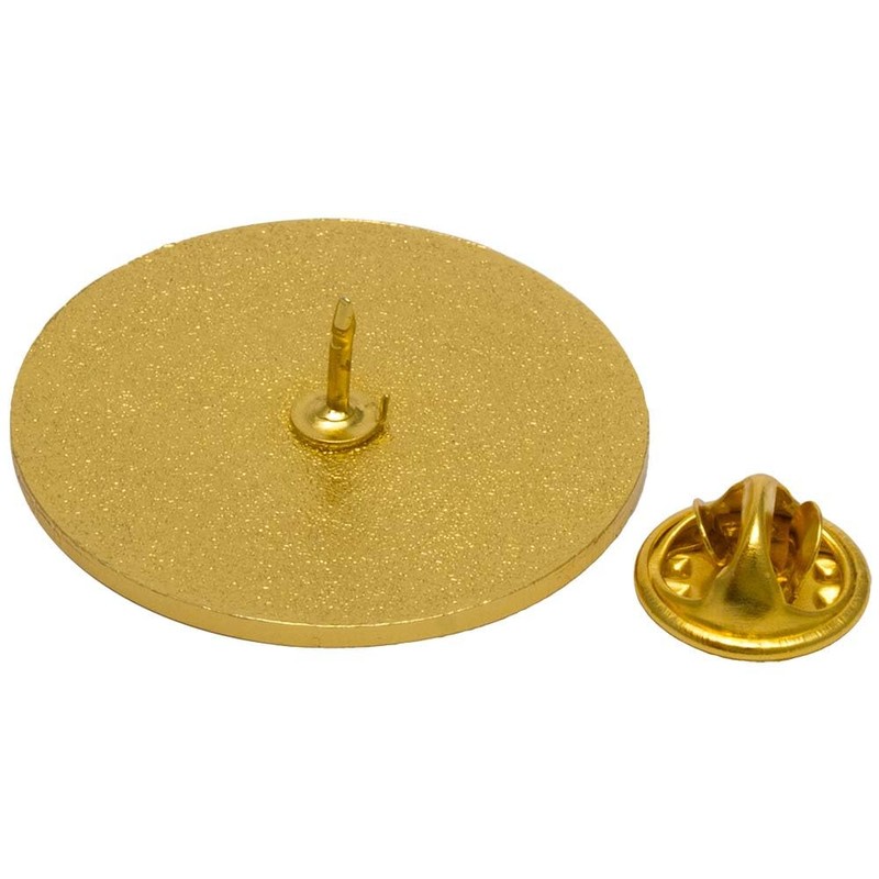 Round Church Usher Pin with Cross