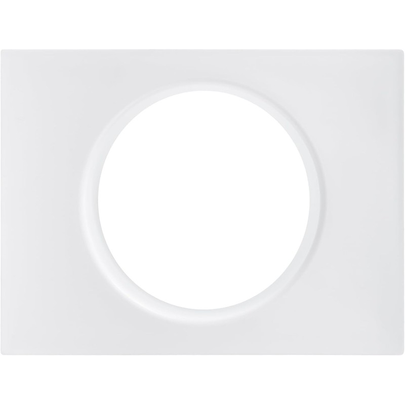 Vent Systems 6" Inch White Plastic Duct Connector Male-Fit Flange