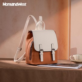 Montana West Women Backpack Mini Backpack Purse for Women Vegan Leather Cute Convertible Shoulder Bag