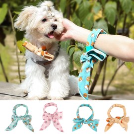 Cool Neck Pet Cool Ring, Neck Cooler, Dog and Cat, Cooling Collar, Cooling Bandana, Cooling Ring, Heat Protection, Heatstroke Prevention, Indoor Use, For Walks, 2.0 x 39.4 inches (5 x 100 cm), Orange)