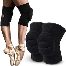 Knee Pads Volleyball Girls Kids Youth Women Men 7.8" Thick Padded Dance Knee Pad Soft Stretchy Knee Brace Breathable Knee Protector for Basketball Foo