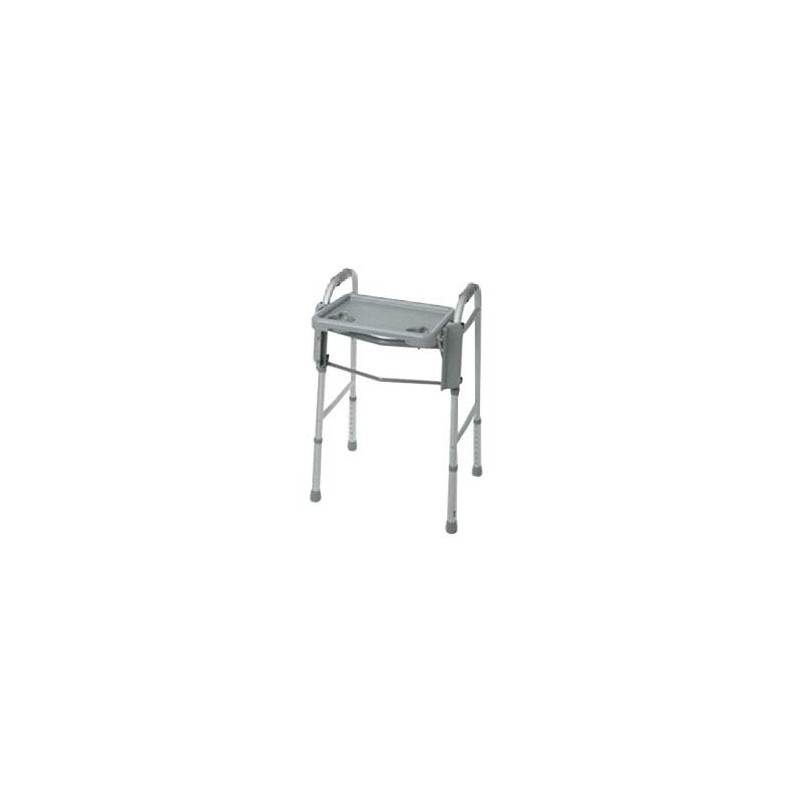 Medline Walker Flip Tray Table with 2 Cup Holders, Universal