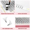 ABONNIE Premade Eyelash Extensions - 400 Fans, 5D, 12mm, 0.07