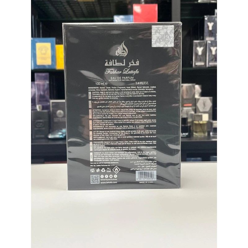 Lattafa Fakhar Black Eau de Parfum for Men 3.4 fl.