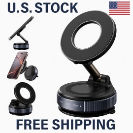 Unbranded Soporte Magnetico De Celular, Para Carro, Vacio De Doble Cara tiktok 360 Grados