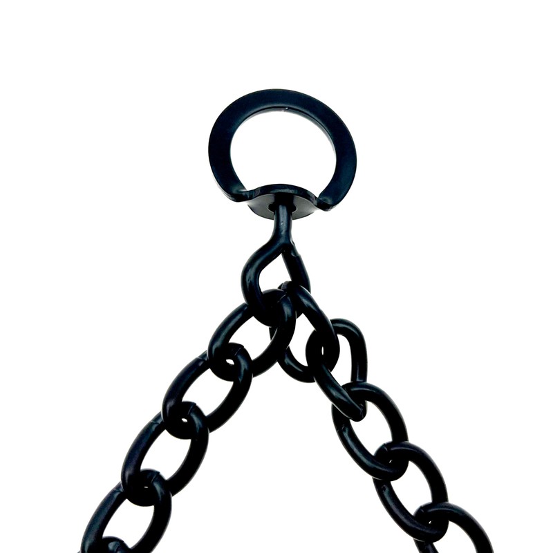 ChampWei Matte Black Adjustable No Pull Dog Collar for Small,