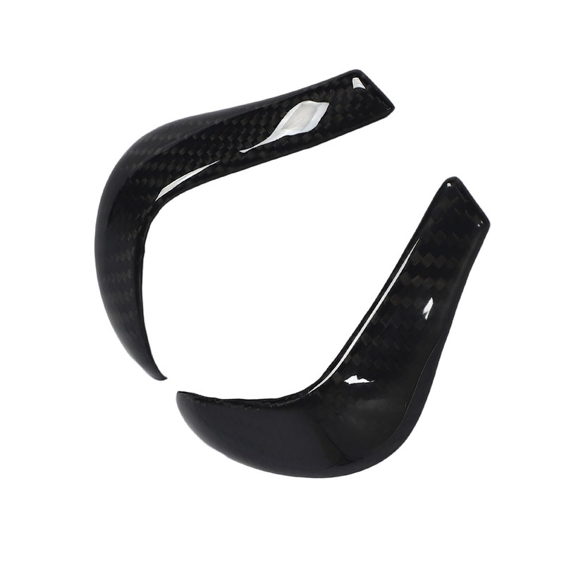 Gear Shift Knob Cover Carbon Fiber Console Shifter Head Trim