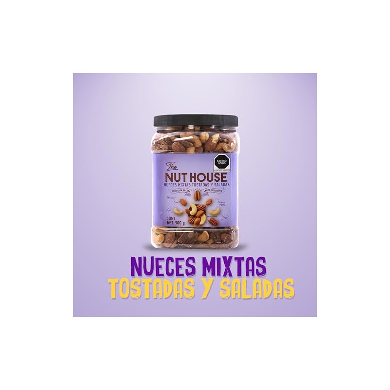 The Nut House - Mezcla de Nueces Tostadas y Saladas