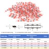 500PCS Waterproof Solder Seal Wire Connectors AWG 22-18, Red Heat