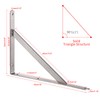 YUMORE 18" Shelf Bracket Stainless Steel, Heavy Duty Solid Shelf