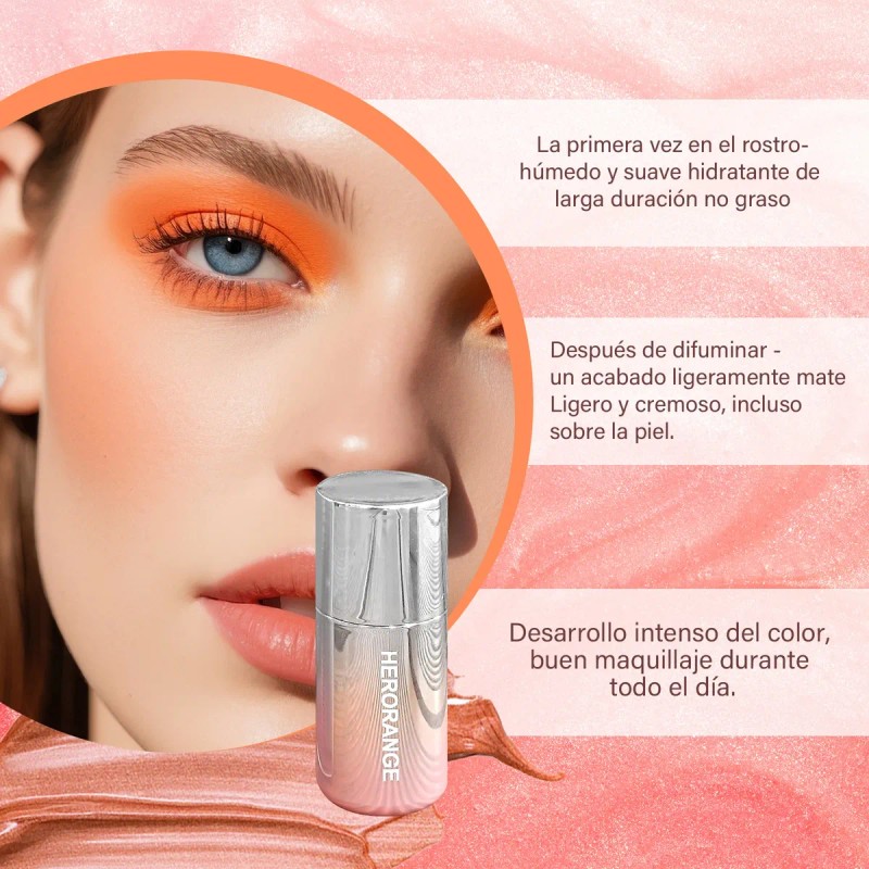 Rubor Líquido Blush Tono Makeup Del Maquillaje Humedecer